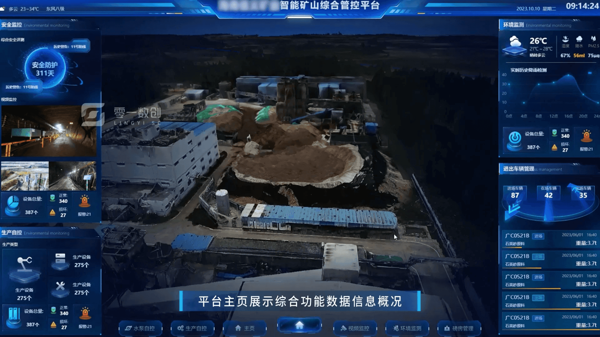 智能矿山综合管控平台